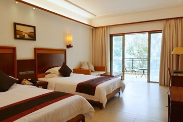 Twin Bed Room with Garden View in Building B