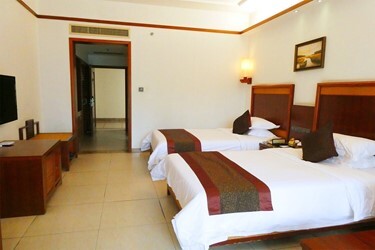 Twin Bed Room with Garden View in Building B