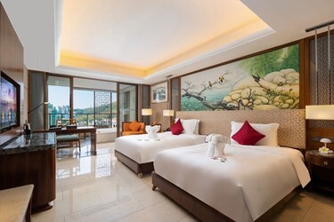 Bright City View Room
