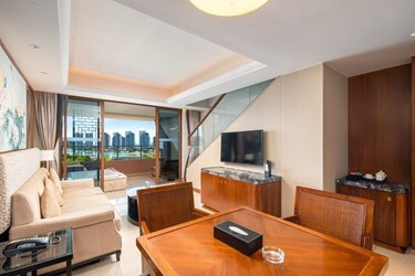 Duplex Suite with Two Bedroom and One Living Room