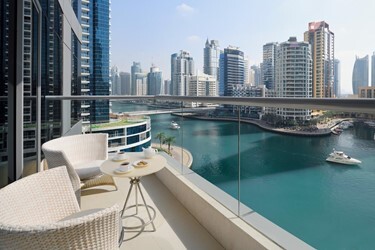 3 Bedroom Residence with Balcony & Marina View