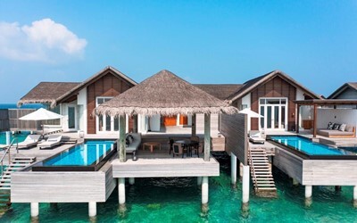 Two Bedroom Sunset Water Villa with Pool