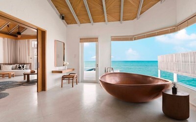 Two Bedroom Sunset Water Villa with Pool