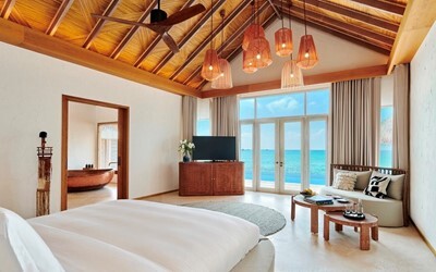 Three Bedroom Sunset Water Villa with Pool