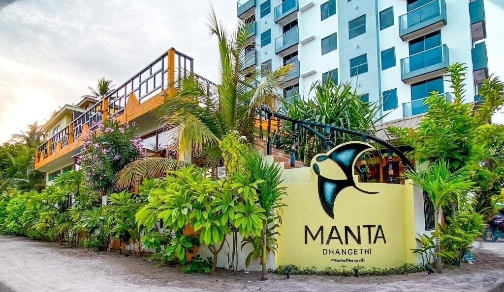 Manta Dhangethi Guest House коттедж қонақ үйі