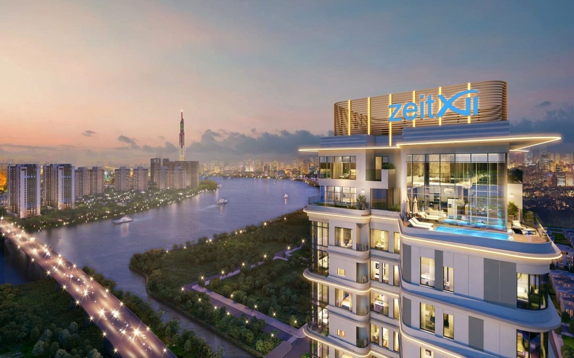 Bluesky Zeit River Metropole Apt Hotel Apart Hotel 5* фотосуреті